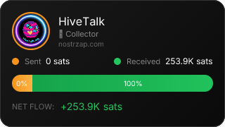 NostrZap Stats