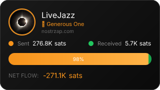 NostrZap Stats