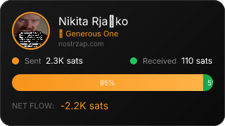 NostrZap Stats
