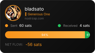 NostrZap Stats
