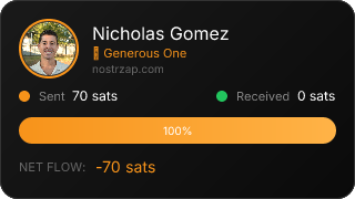 NostrZap Stats